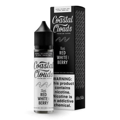 Iced Red White and Berry E-Liquid by Coastal Clouds
