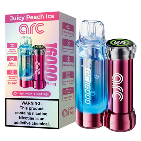 Juicy Peach Ice ARC DC16000 Vape