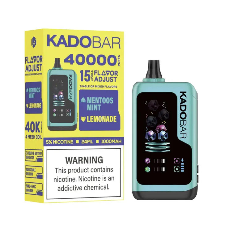 Kado Bar Flavor Adjust 40K Mentoos Mint Lemonade