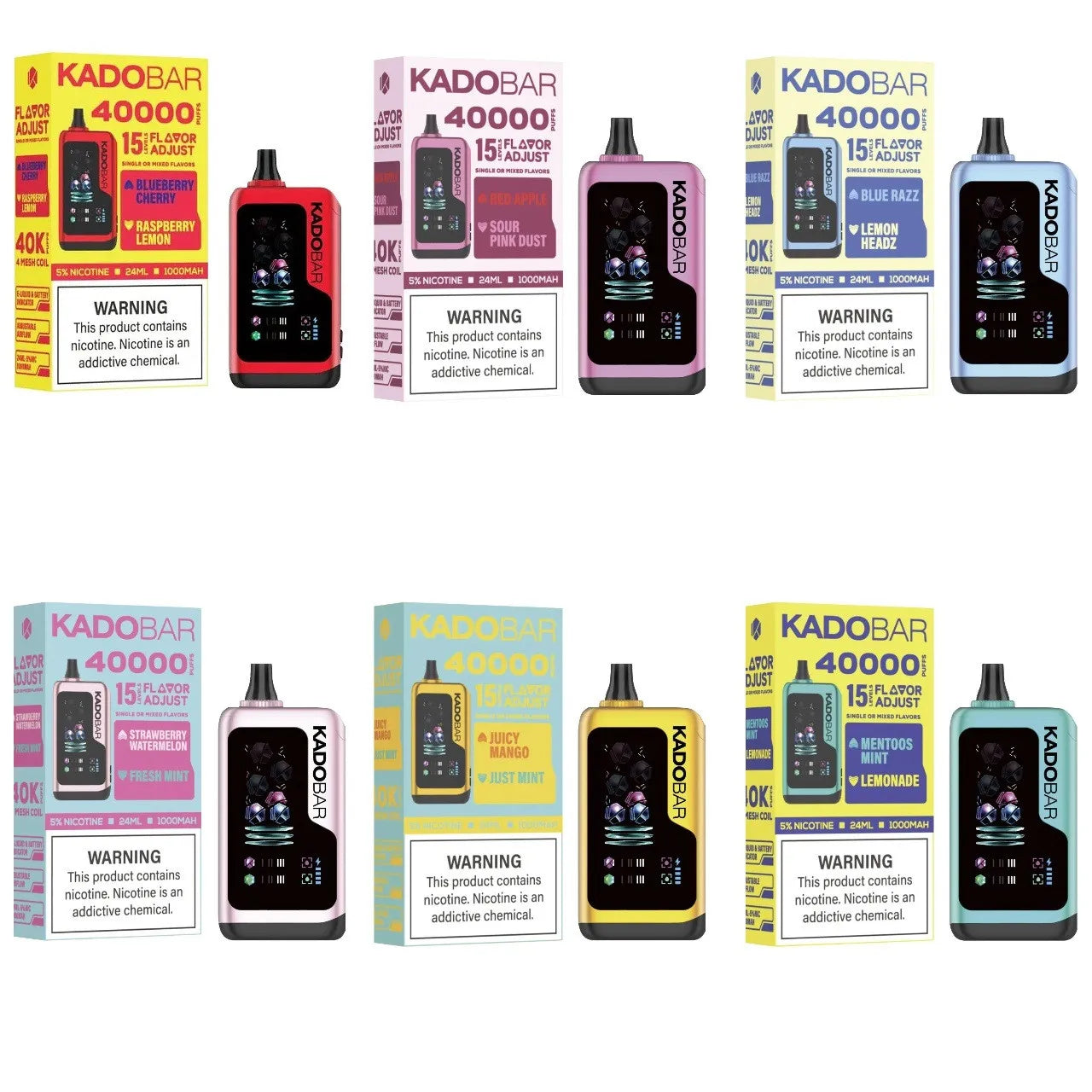 Kado Bar Flavors Adjust 40K