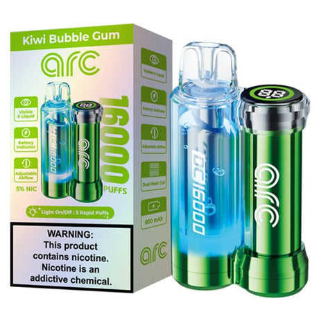 Kiwi Bubblegum ARC DC16000 Vape