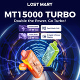 Features Lost Mary MT15000 Turbo Vape