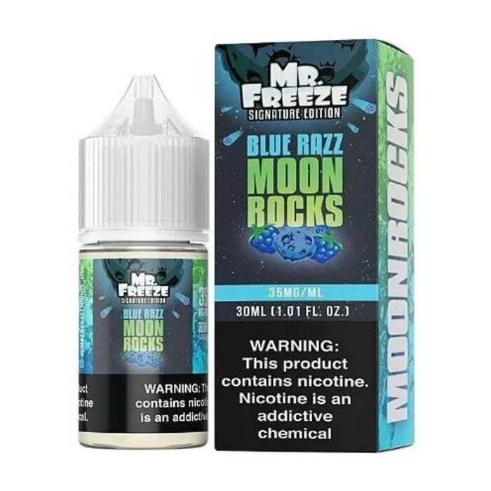 Moon Rocks Blue Razz Nicotine Salt by Mr. Freeze