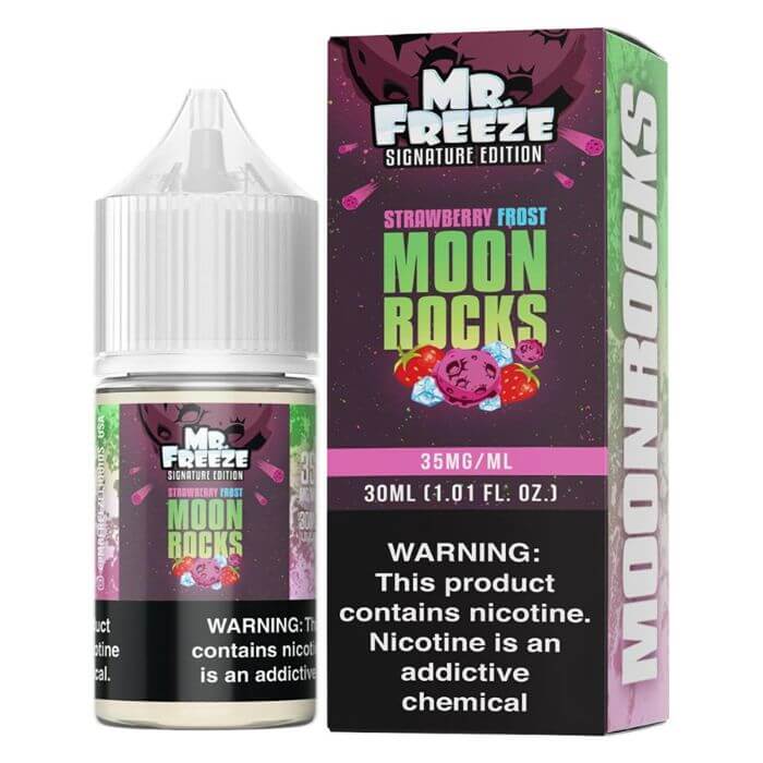 Moon Rocks Strawberry Frost Nicotine Salt by Mr. Freeze