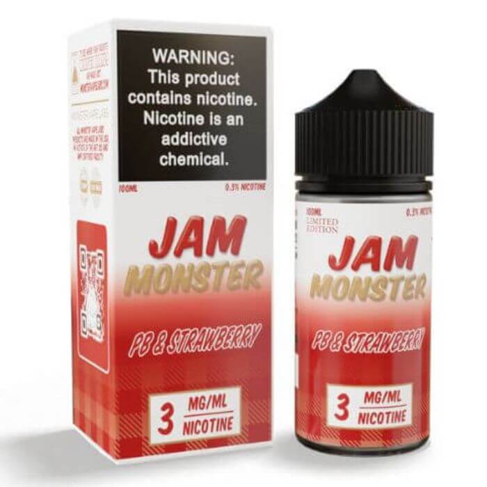 PB & Jam Monster Strawberry E-Liquid by Jam Monster