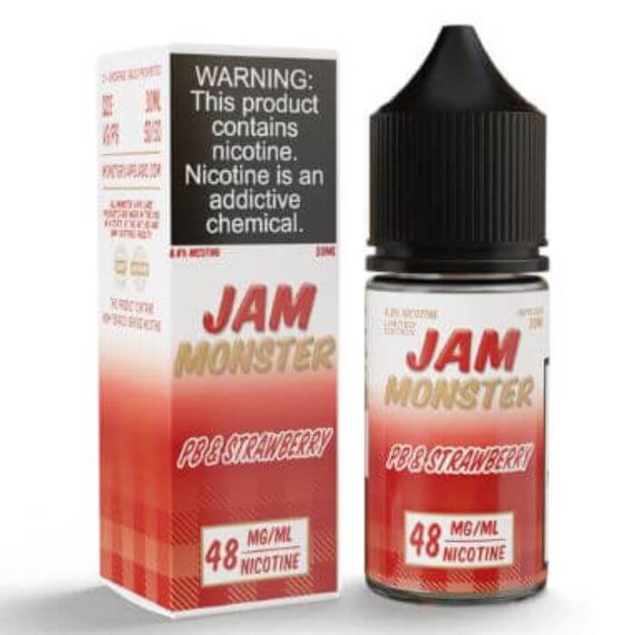 PB & Jam Monster Strawberry Nicotine Salt by Jam Monster