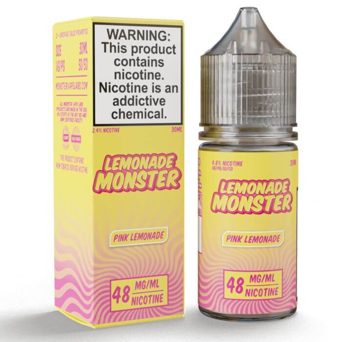 Pink Lemonade Nicotine Salt by Lemonade Monster