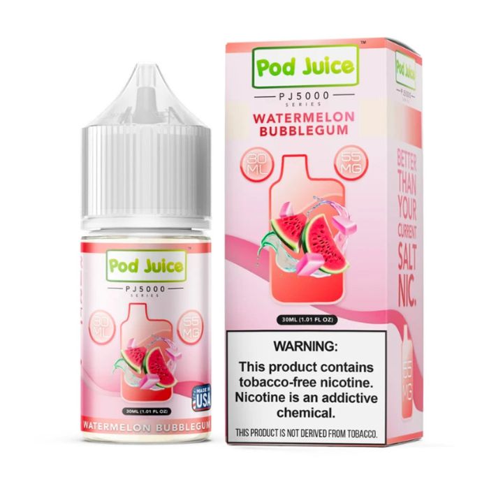 Watermelon Bubblegum Nicotine Salt by Pod Juice PJ5000