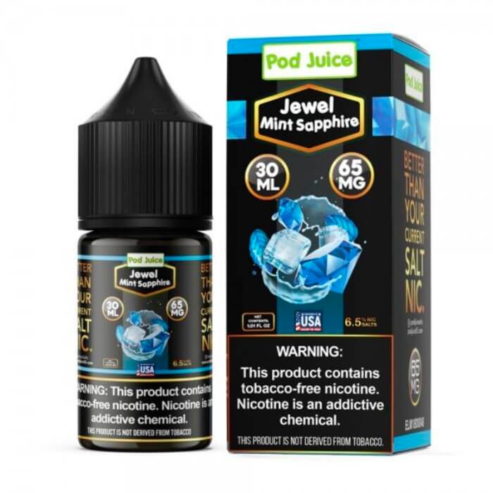 Jewel Mint Sapphire Nicotine Salt by Pod Juice Bold