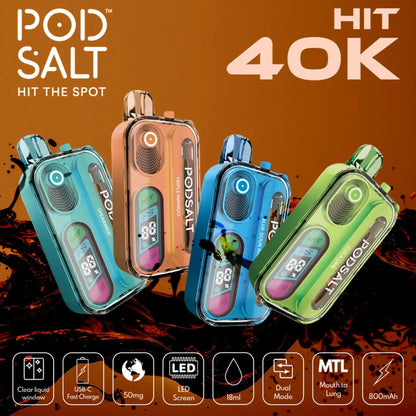 Pod Salt Hit 40K Puff Disposable