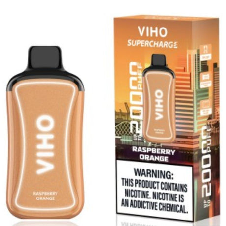 Raspberry Orange VIHO Supercharge 20K Vape