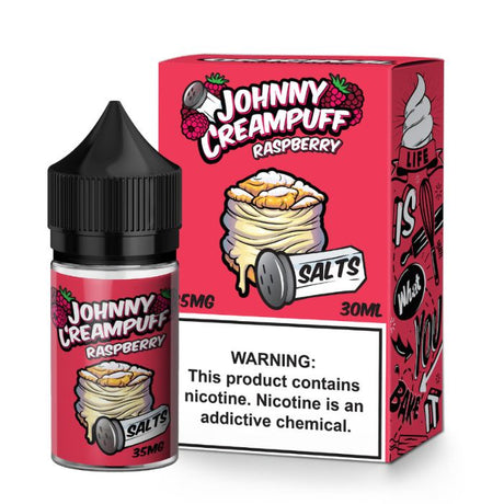 Raspberry Nicotine Salt by Johnny Creampuff
