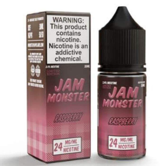 Raspberry Nicotine Salt by Jam Monster