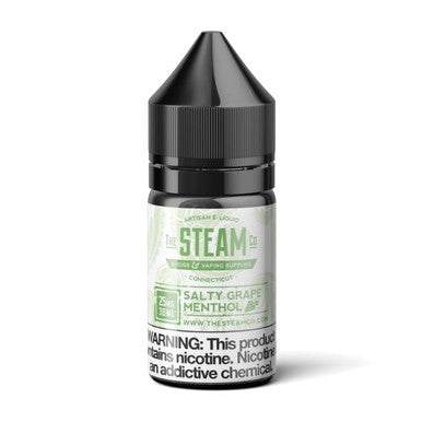 Salty Grape Menthol Nicotine Salt by The Steam Co E-Liquid