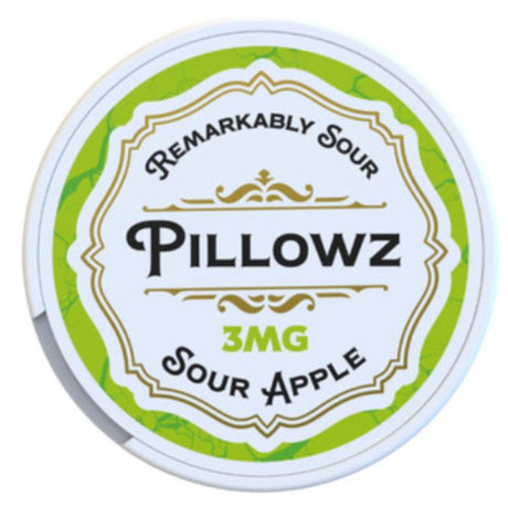 Sour Apple 3MG Pillowz Nicotine Pouches