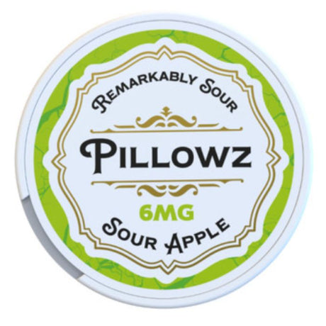 Sour Apple 6MG Pillowz Nicotine Pouches