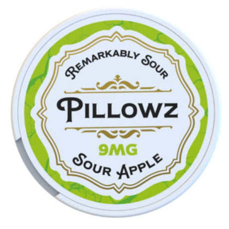 Sour Apple 9MG Pillowz Nicotine Pouches
