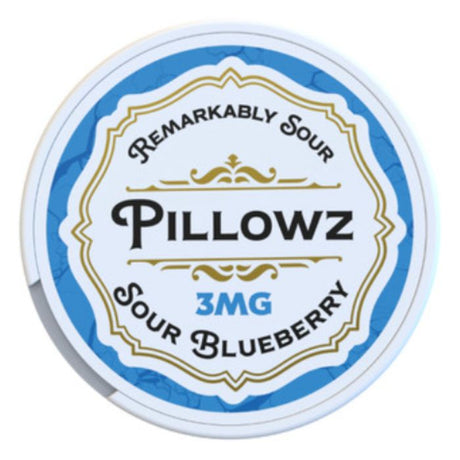 Sour Blueberry 3MG Pillowz Nicotine Pouches