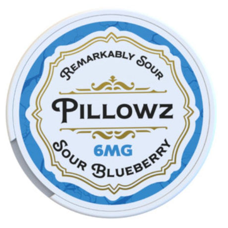 Sour Blueberry 6MG Pillowz Nicotine Pouches