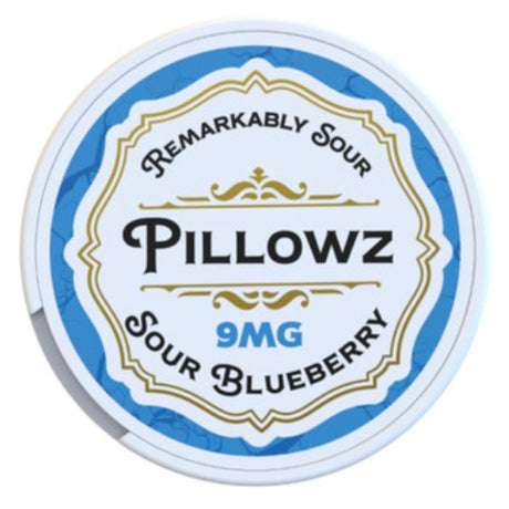 Sour Blueberry 9MG Pillowz Nicotine Pouches