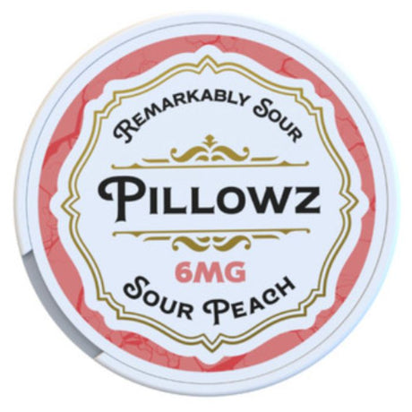 Sour Peach 6MG Pillowz Nicotine Pouches