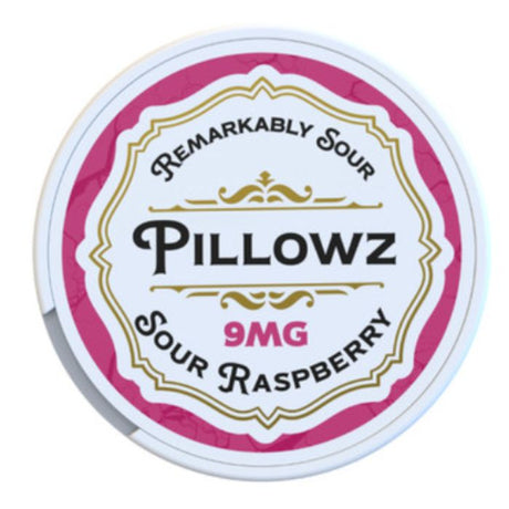 Sour Raspberry 9MG Pillowz Nicotine Pouches