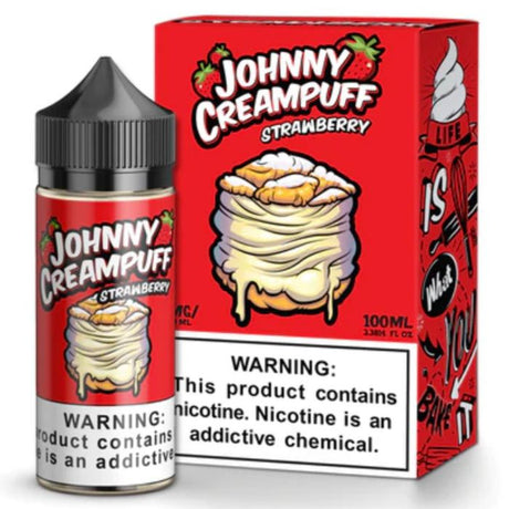 Strawberry E-Liquid by Johnny Creampuff