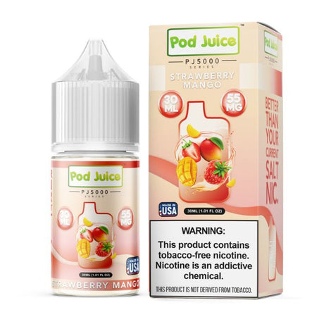 Strawberry Mango Nicotine Salt by Pod Juice PJ5000
