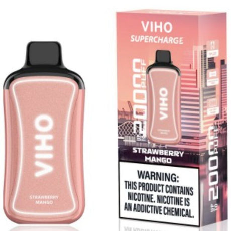 Strawberry Mamngo VIHO Supercharge 20K Vape