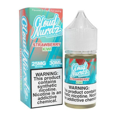 Strawberry Kiwi Iced Nicotine Salt by Cloud Nurdz