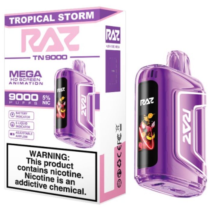 Tropical Storm Raz Vape TN9000