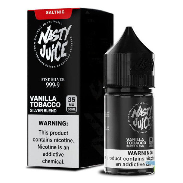 Vanilla Tobacco Silver Blend Nicotine Salt by Nasty Juice