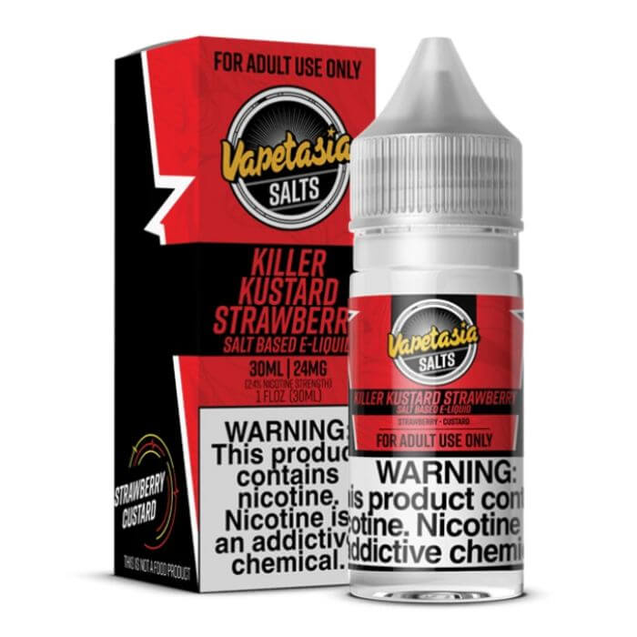 Strawberry Killer Kustard Nicotine Salt by Vapetasia