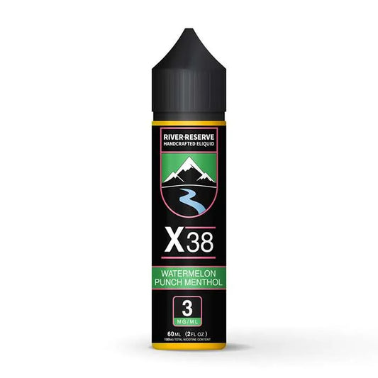 Watermelon Punch X-38 E-Liquid by River Reserve 3 ML