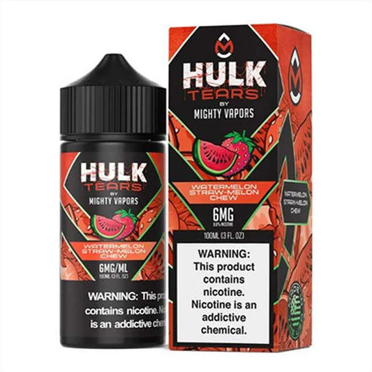 Watermelon Straw Melon Chew E-Liquid by Hulk Tears x Mighty Vapors