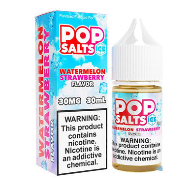 Watermelon Strawberry Ice Nicotine Salt by Pop Salts