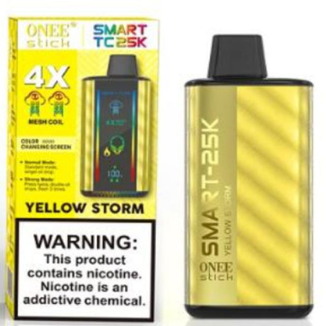 Yellow Storm Kangvape Onee Stick Smart-TC25K vape