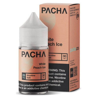 White Peach Ice Nicotine Salt by Pacha Syn