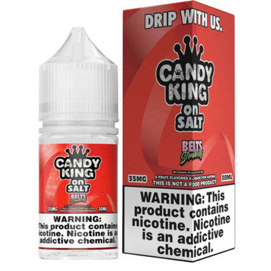 Belts Strawberry Nicotine Salt by Candy King
