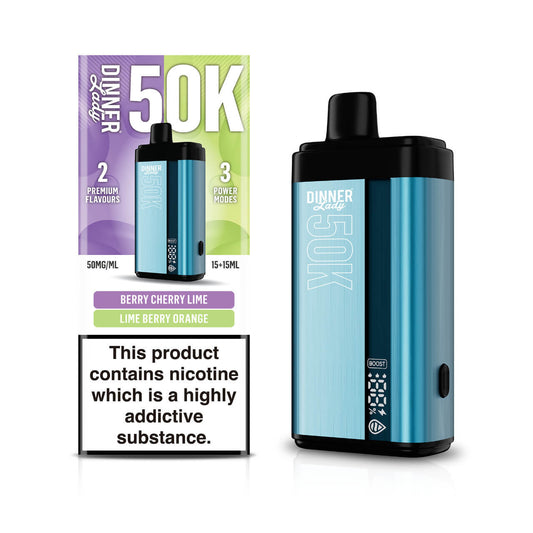 Berry Cherry Lime - Lime Berry Orange Dinner Lady 50K Dual Flavor Disposable