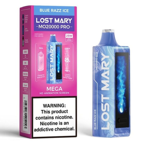 Blue Razz Ice Lost Mary MO20000 PRO Flavor