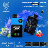 Blue Razz Ice Snowwolf Smart HD 15K