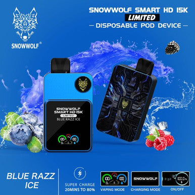 Blue Razz Ice Snowwolf Smart HD 15K