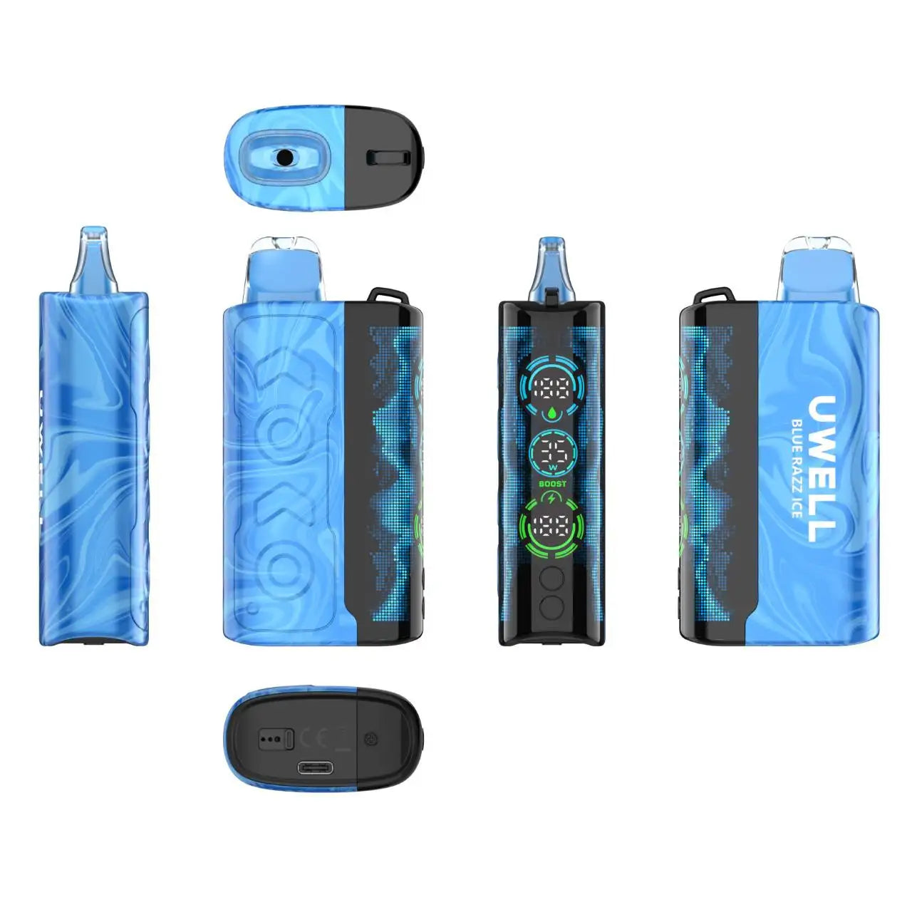 Blue Razz Ice UWELL Koko Bar 60K Flavor