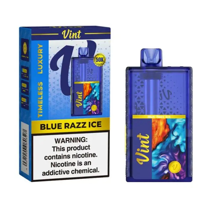 Blue Razz Ice Vint 50K Vape Flavor
