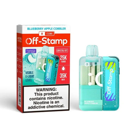 Blueberry Apple Cobbler Off-Stamp X-Cube Crystal vape kit