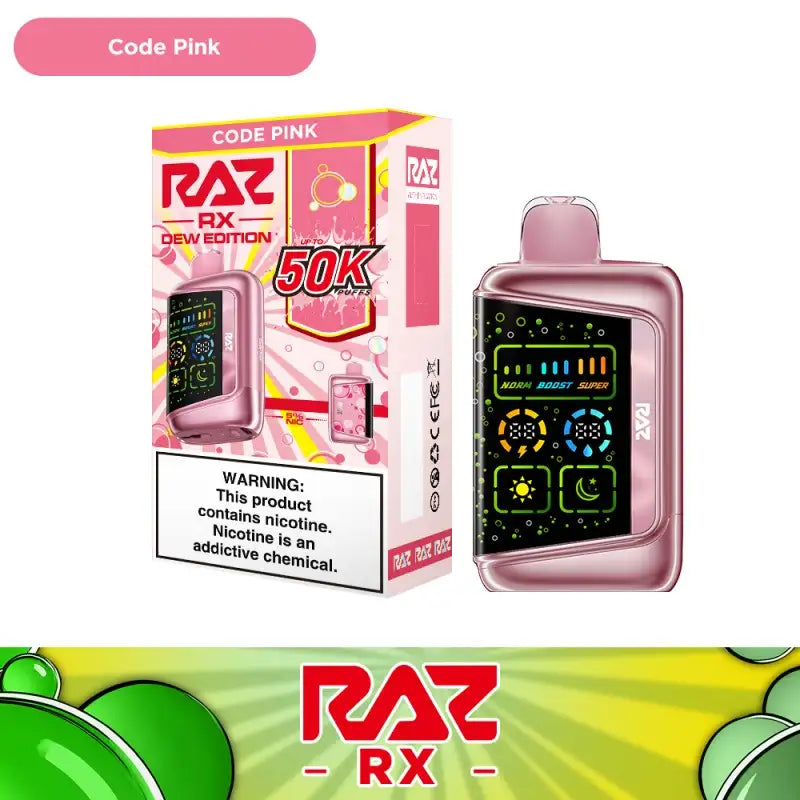 Code Pink RAZ RX50K Flavor