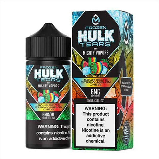 frozen-sour-belts-straw-melon-chew-vape-juice-by-hulk-tears-x-mighty-vapors
