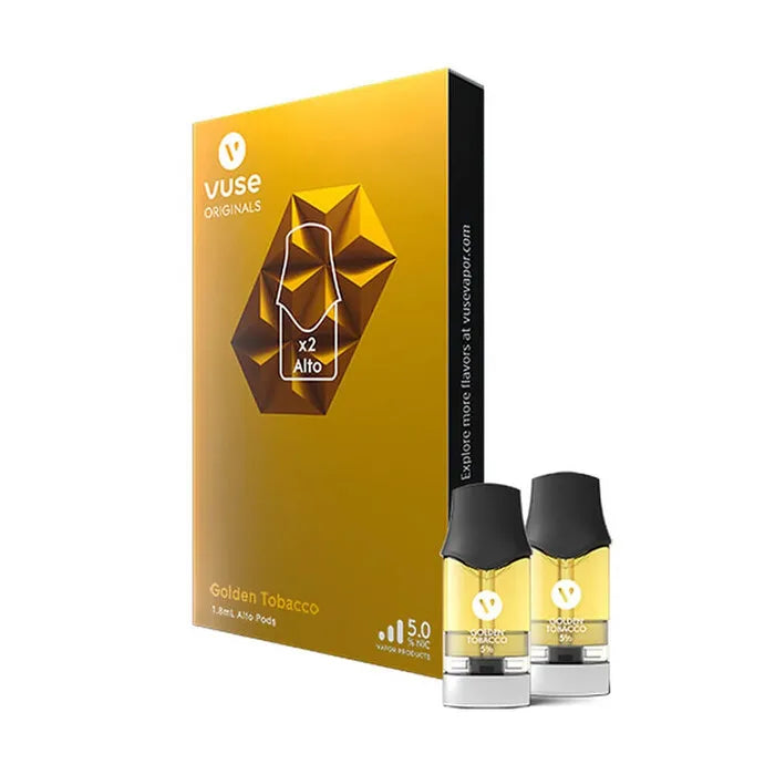 Golden Tobacco Vuse Alto Pod Prefilled 18ml - 2PK