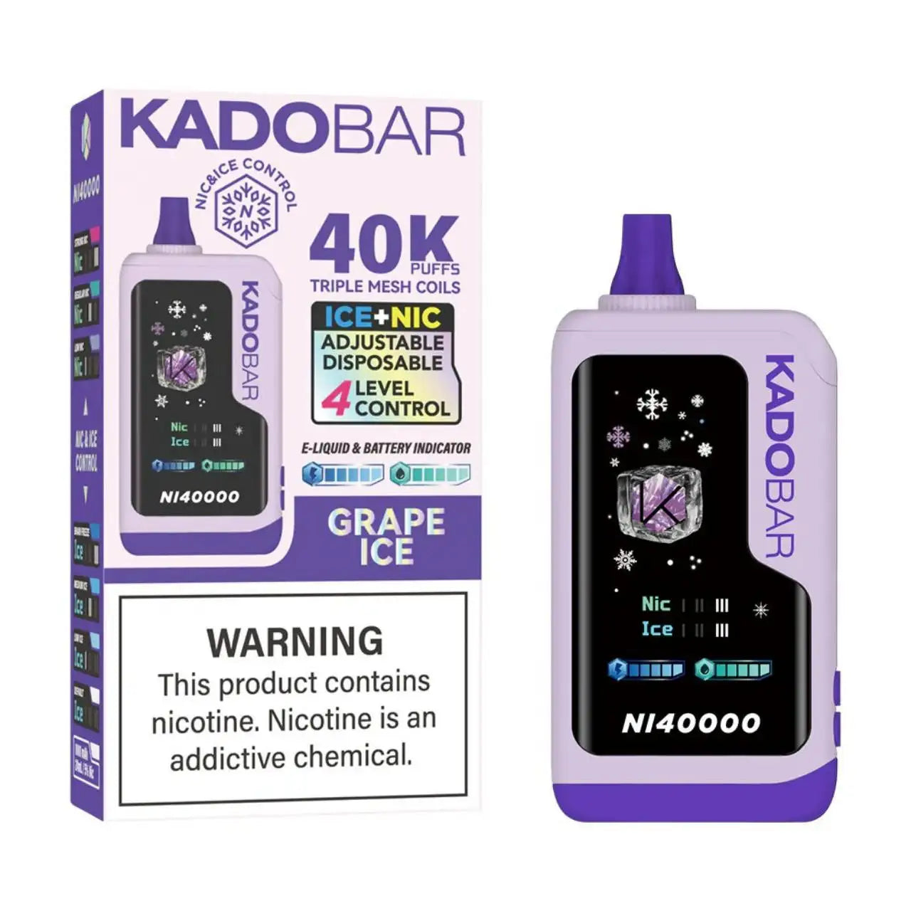 Grape Ice Kado Bar Ni40000 Flavor